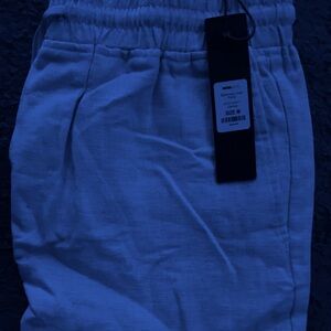 Fashion Nova White Elastic Waist Pants